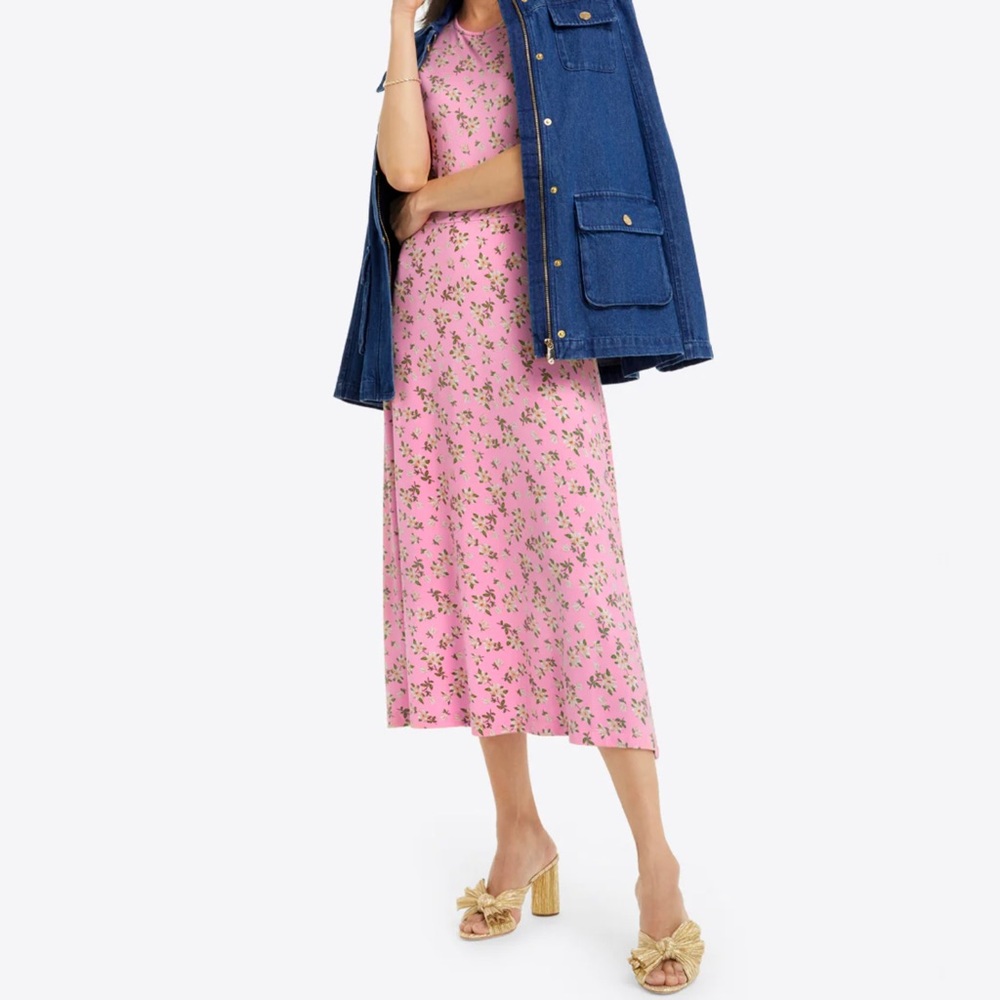 Tammy T-Shirt Dress in Pink Magnolia